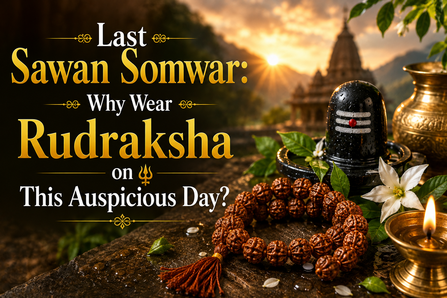 Last Sawan Somwar: Why Wear Rudraksha on This Auspicious Day?