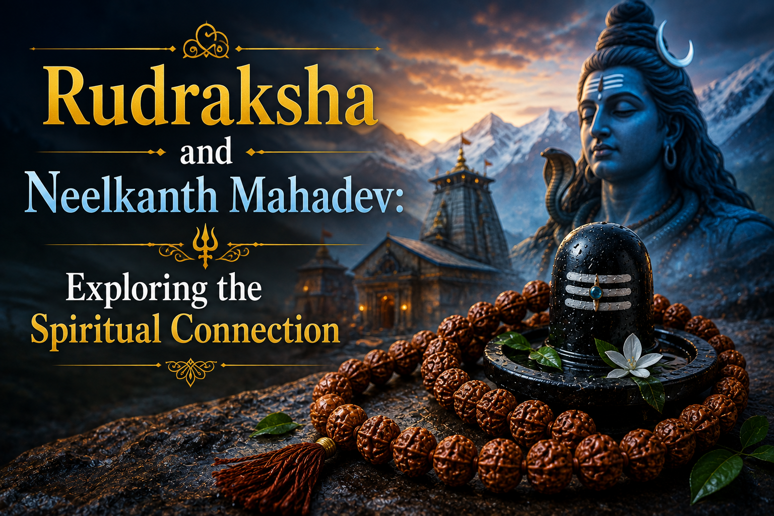 Rudraksha and Neelkanth Mahadev: Exploring the Spiritual Connection