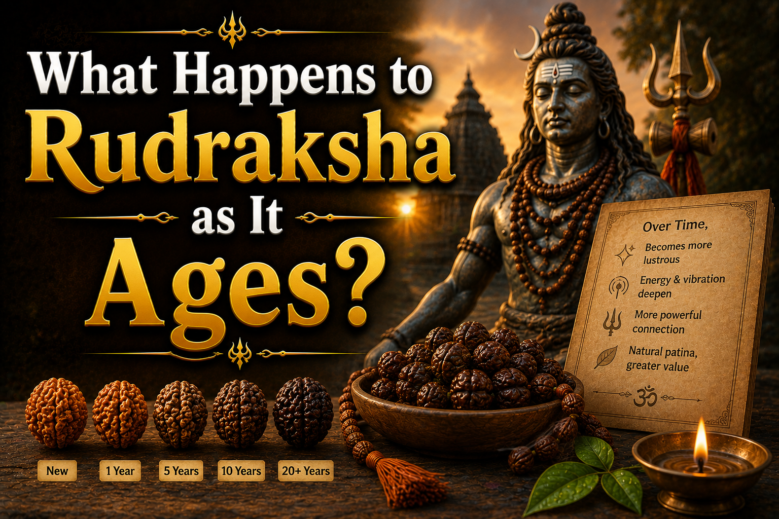 What Happens to Rudraksha as It Ages?