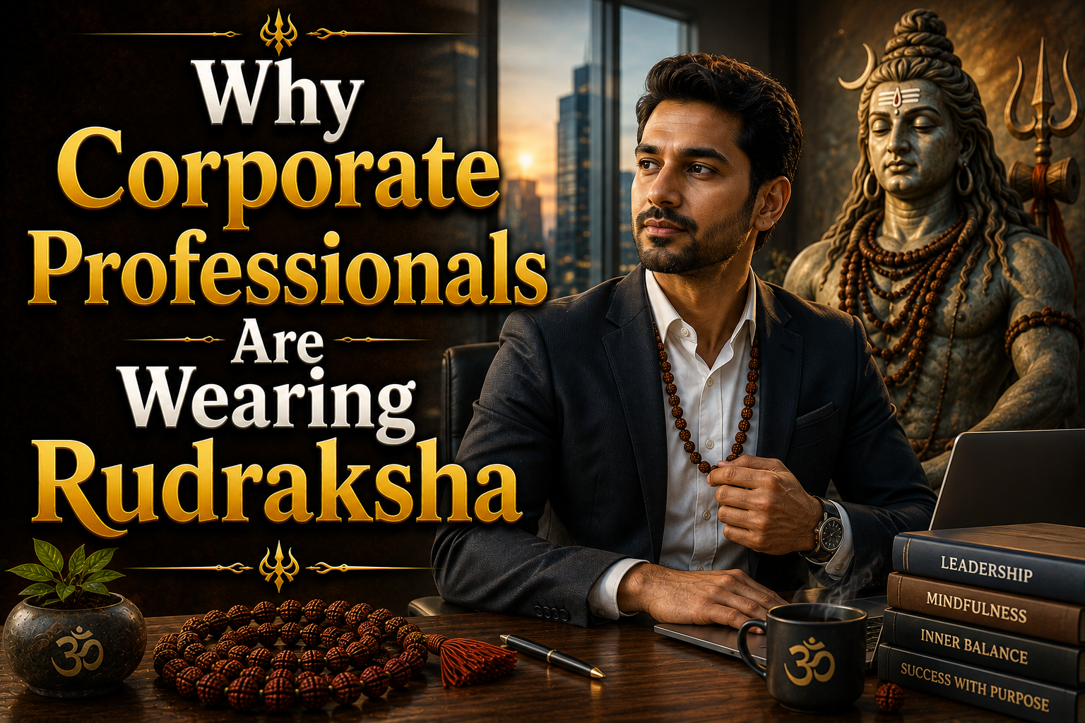 Why Corporate Professionals Are Wearing Rudraksha