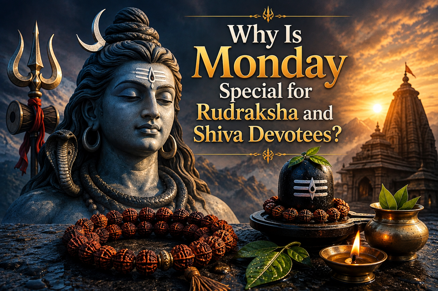 Why Is Monday Special for Rudraksha and Shiva Devotees Image