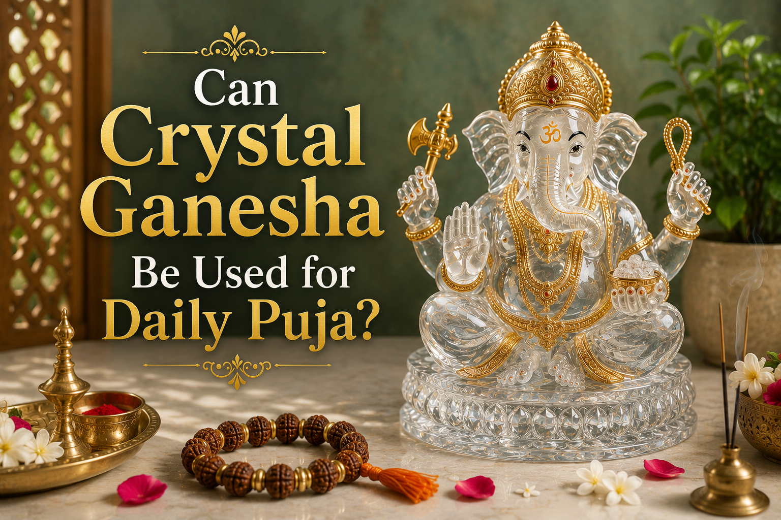 Can Crystal Ganesha Be Used for Daily Puja?