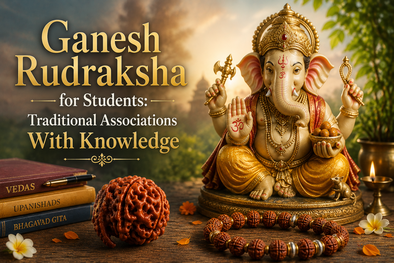 Ganesh Rudraksha for Students: Traditional Associations With Knowledge