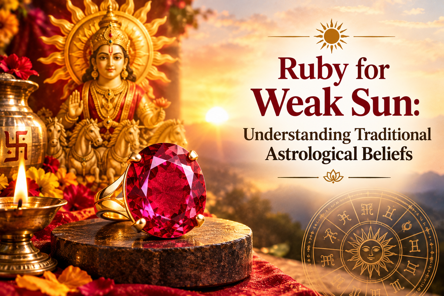 Ruby for Weak Sun: Understanding Traditional Astrological Beliefs