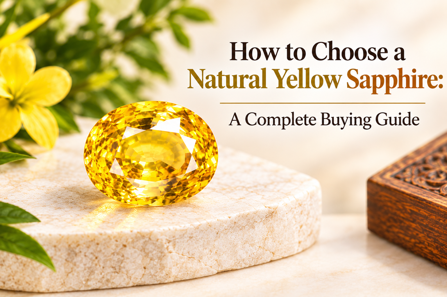 How to Choose a Natural Yellow Sapphire: A Complete Buying Guide