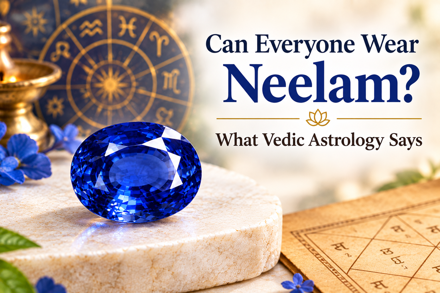 Can Everyone Wear Neelam? What Vedic Astrology Says