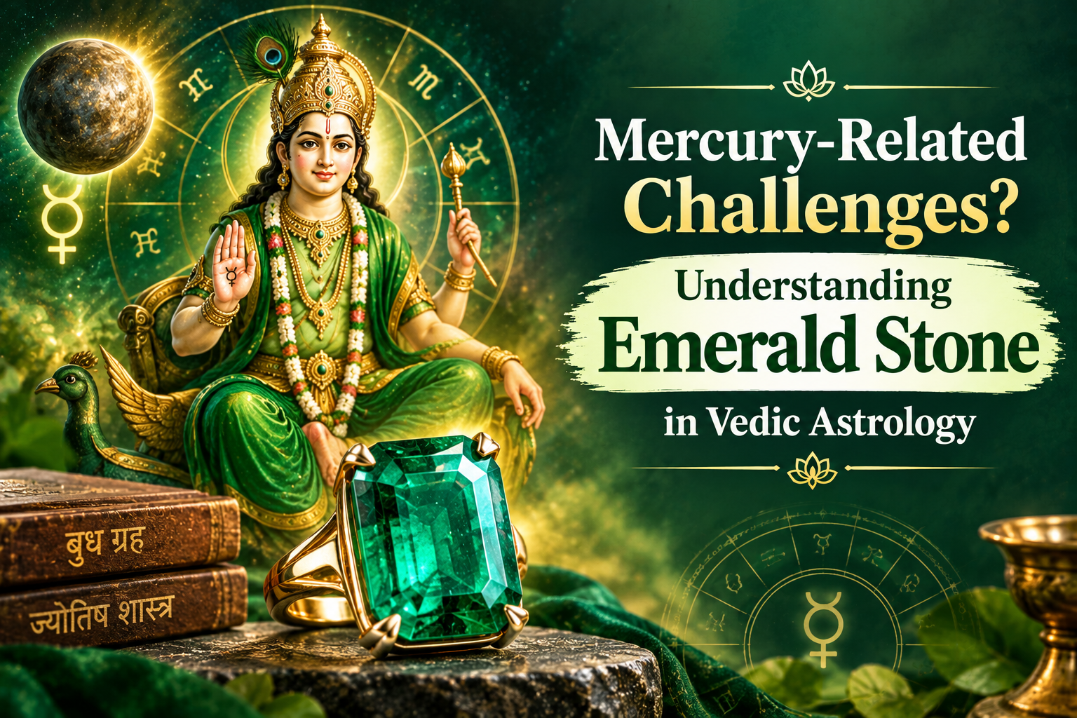 Mercury-Related Challenges? Understanding Emerald Stone in Vedic Astrology