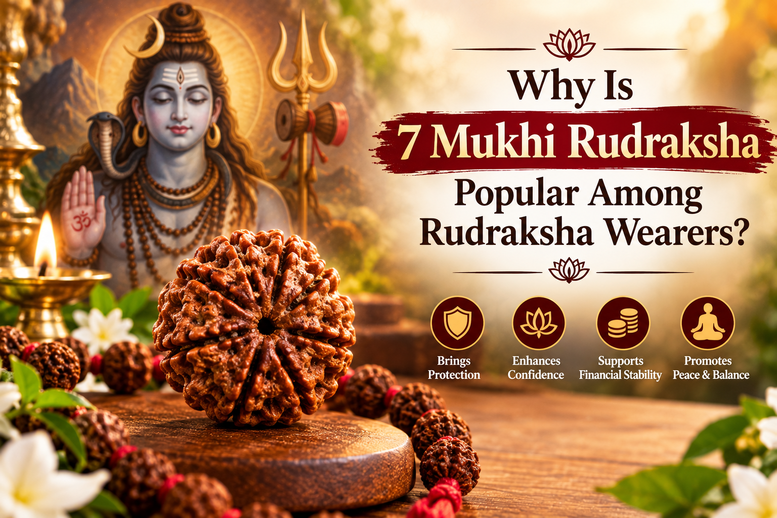 Why Is 7 Mukhi Rudraksha Popular Among Rudraksha Wearers?
