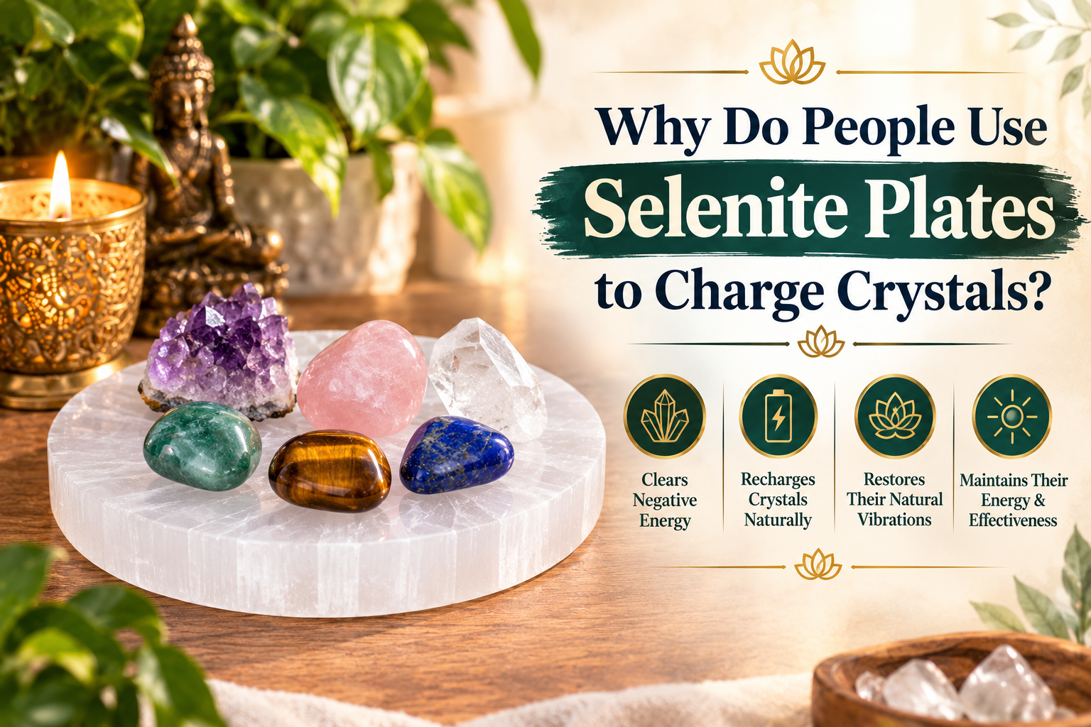 Why Do People Use Selenite Plates to Charge Crystals?
