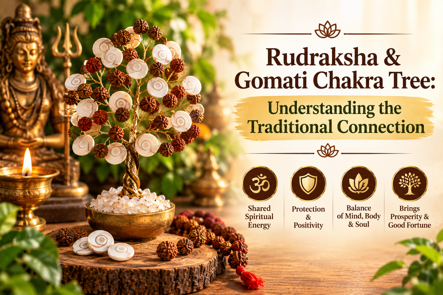 Rudraksha & Gomati Chakra Tree: Understanding the Traditional Connection