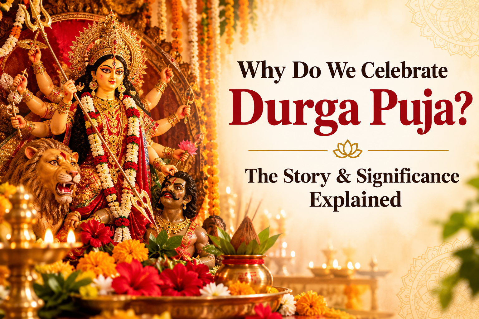 Why Do We Celebrate Durga Puja? The Story & Significance Explained
