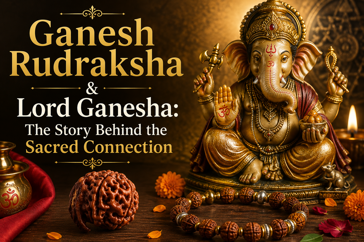 Ganesh Rudraksha & Lord Ganesha: The Story Behind the Sacred Connection