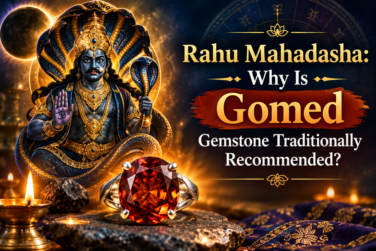 Rahu Mahadasha: Why Is Gomed Gemstone Traditionally Recommended?