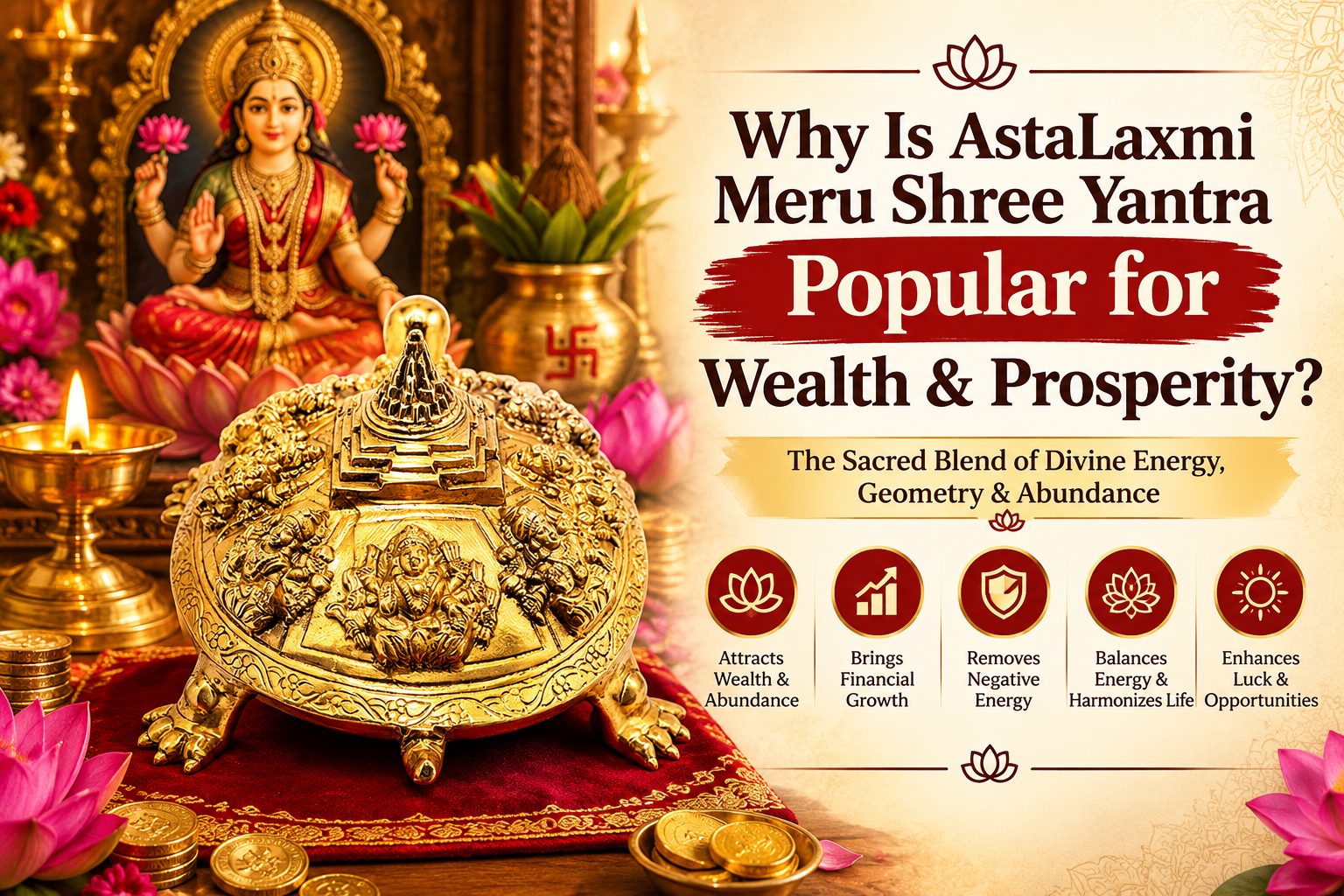 Why Is AstaLaxmi Meru Shree Yantra Popular for Wealth & Prosperity?