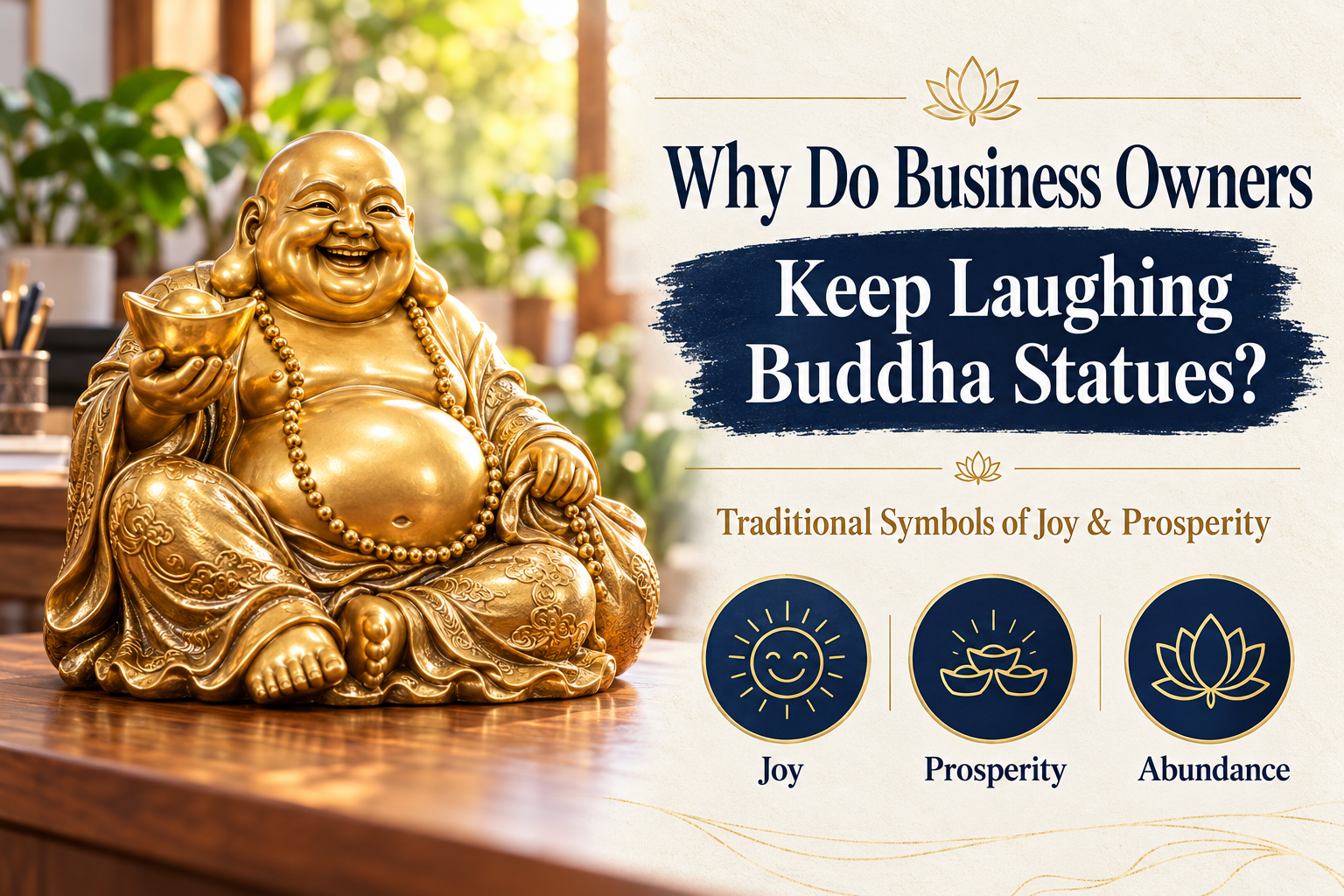 Why Do Business Owners Keep Laughing Buddha Statues?