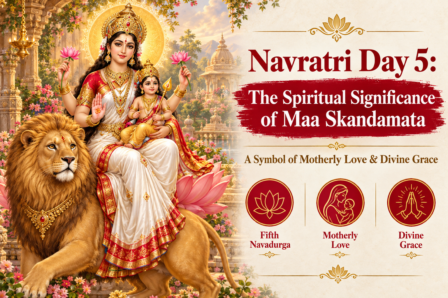 Navratri Day 5: The Spiritual Significance of Maa Skandamata