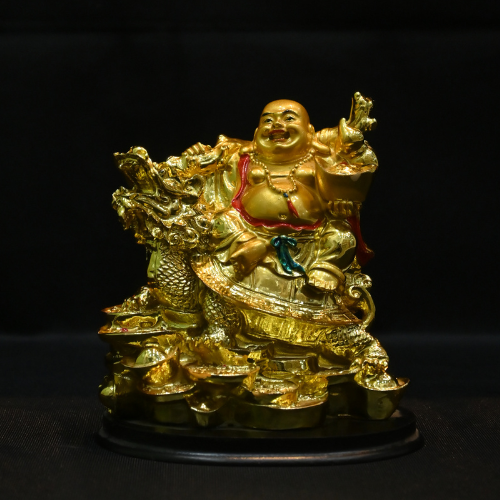 Vastu Laughing Buddha Statue (8 Inches - Polyresin) - Best Quality