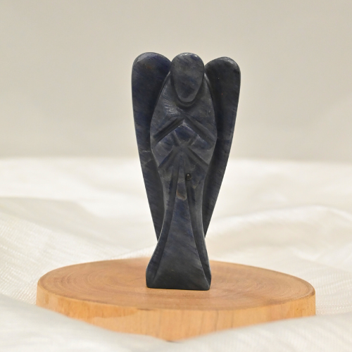 Black Agate Angel (3 Inch)