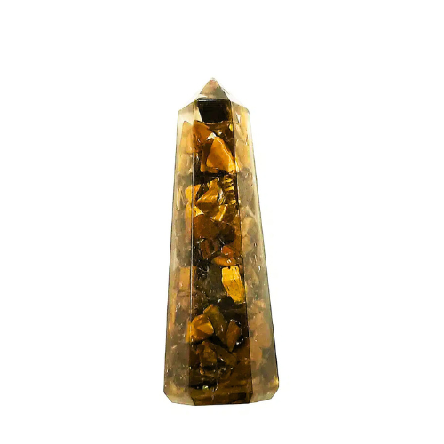 Tiger's Eye Tower (Orgonite)