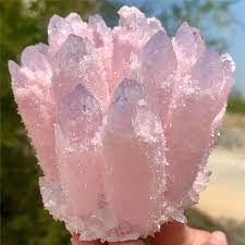 Rose Quartz Cluster Points (350-400gm)