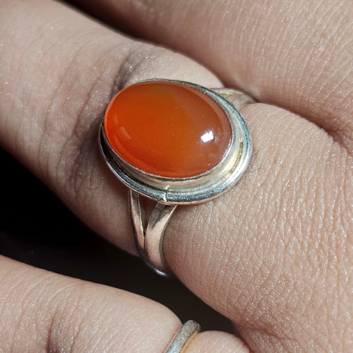 Red Carnelian Ring