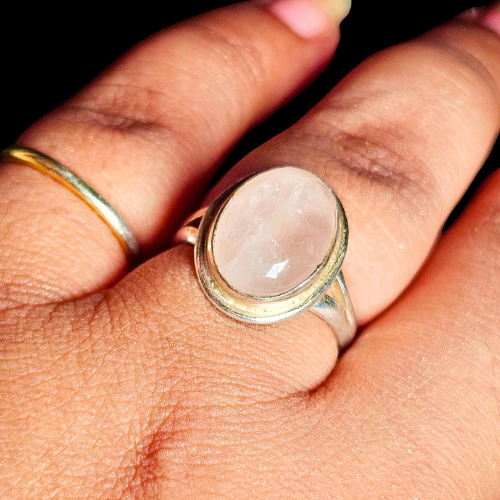Rose Quartz Ring