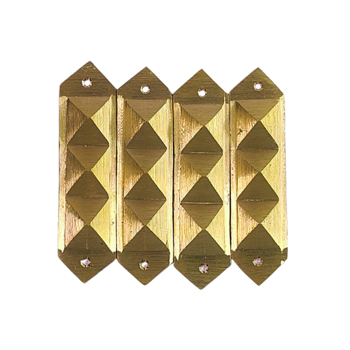 3 Pyramid Strip (Brass) (5 inches)