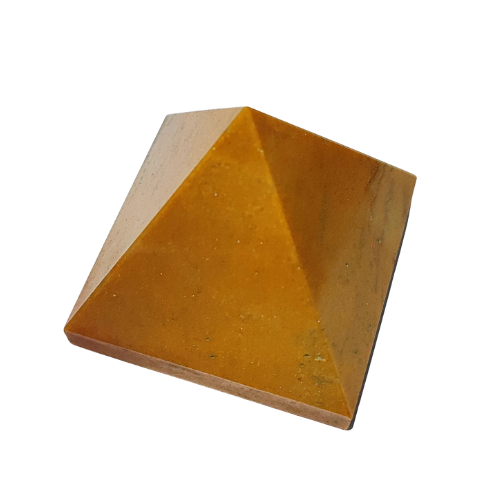 Yellow Agate Stone Pyramid (150-170gm)