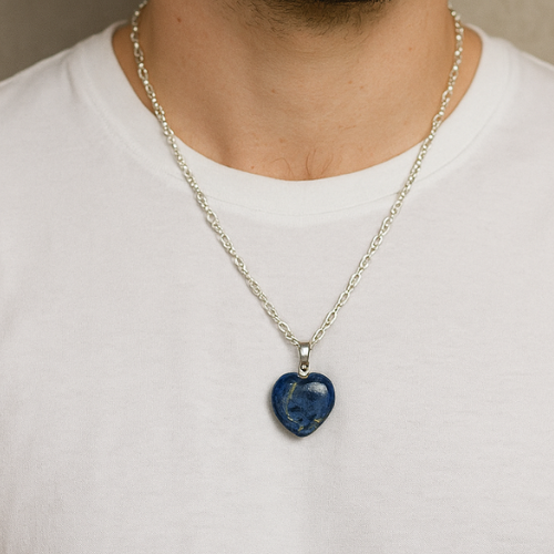 Lapis Lazuli Pendant (Heart)