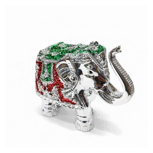 Silver Plated Resin Elephant