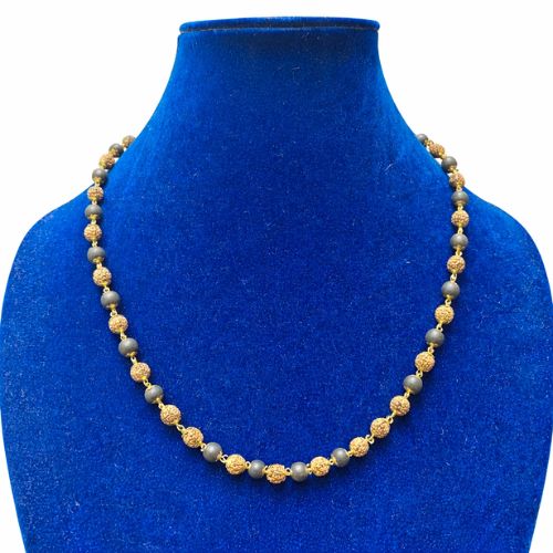 Karungali with Rudraksh Mala