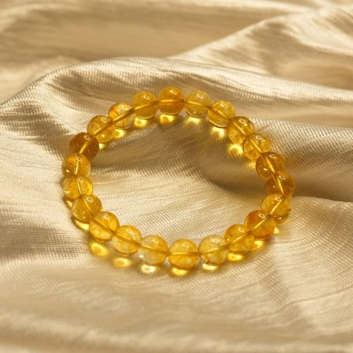 Yellow Citrine Bracelet 10MM