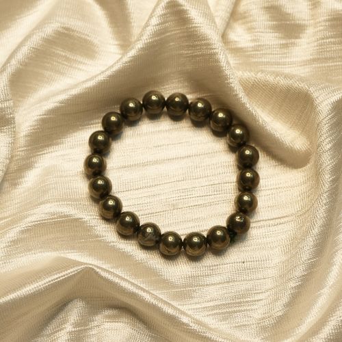 Pyrite Bracelet (10MM Thickness)
